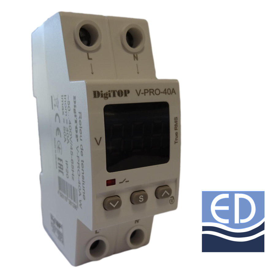 RELEU PROT tensiune monofazat PRO-40A Digitop