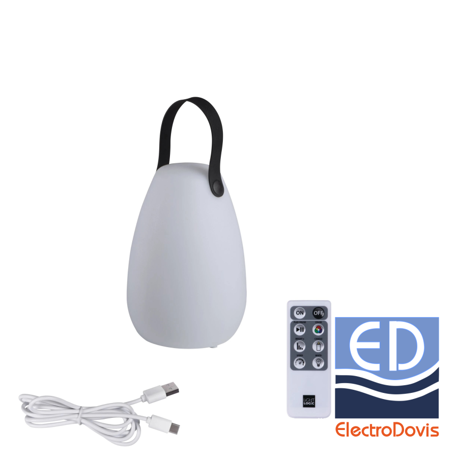 LAMPA DE MASA OXOR LED IP44 2.8W 50lm reincarcabila+telecomanda 31250