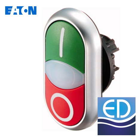 BUTON REVENIRE DUBLU M22-DDL-GR-X1/X0 IP66