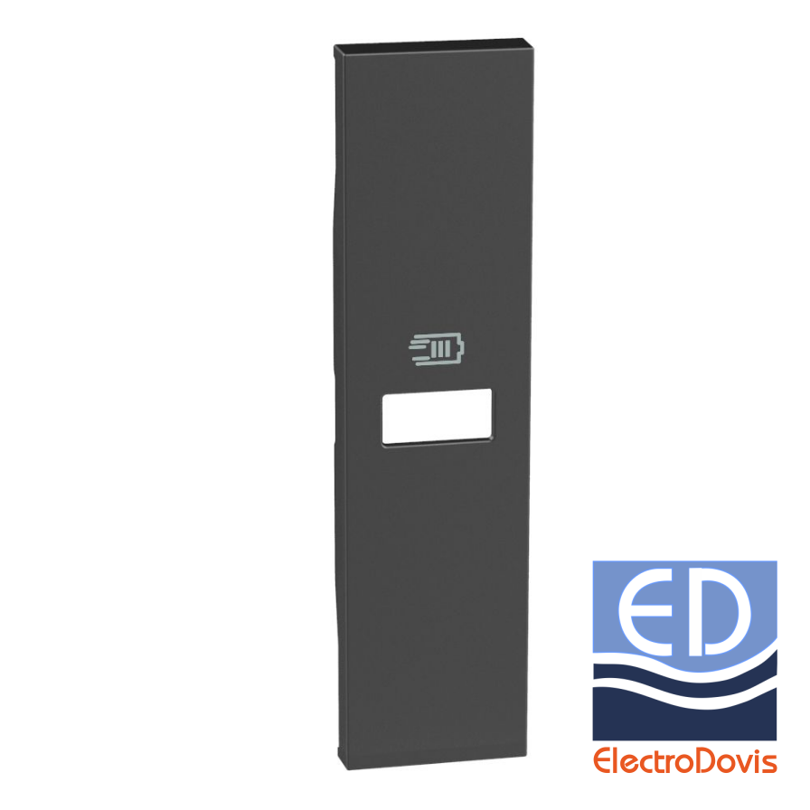 PLACA 1P USB tipA/C NEAGRA Living Now KG11C