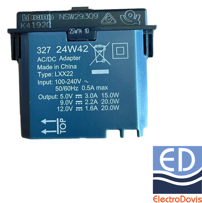 ADAPTOR USB 1P pentru incarcare 20W 5/9/12V tipC K4192C Living Now