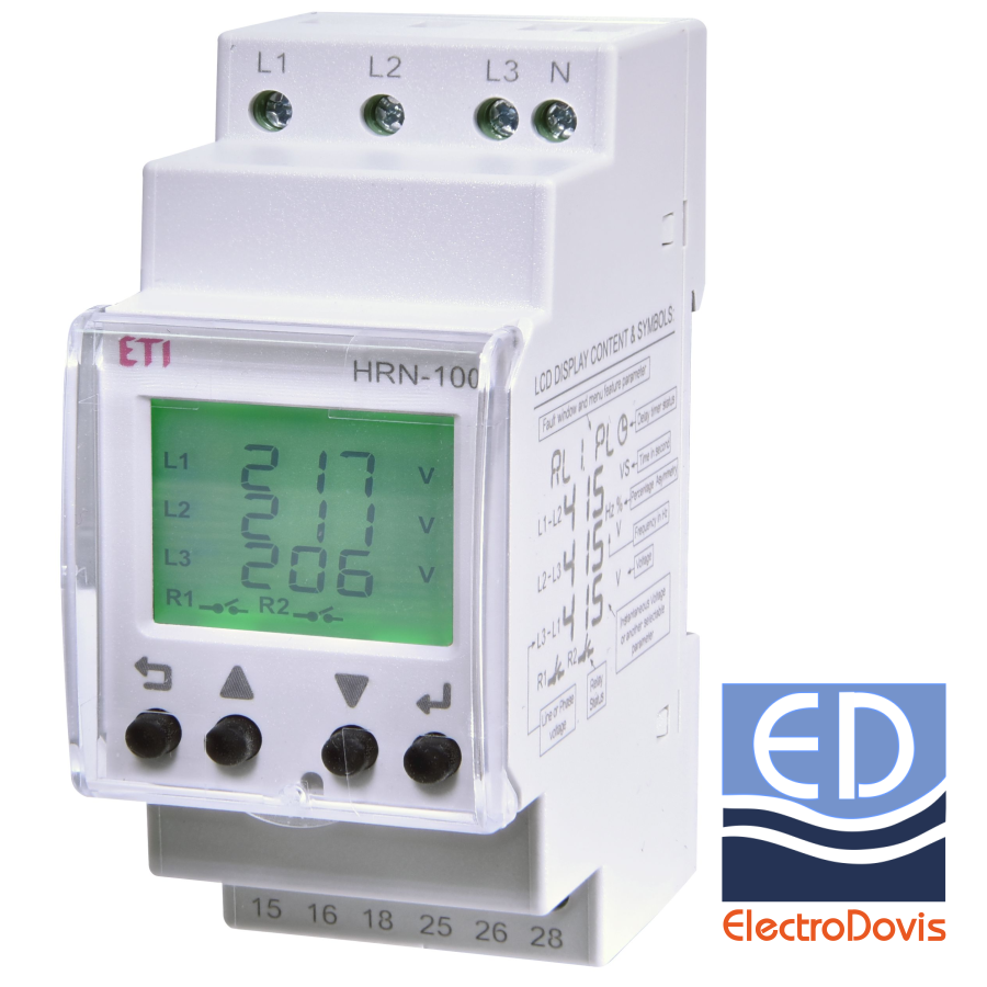 RELEU SUPRAV. tensiune trifazic HRN-100 ETI 002470303