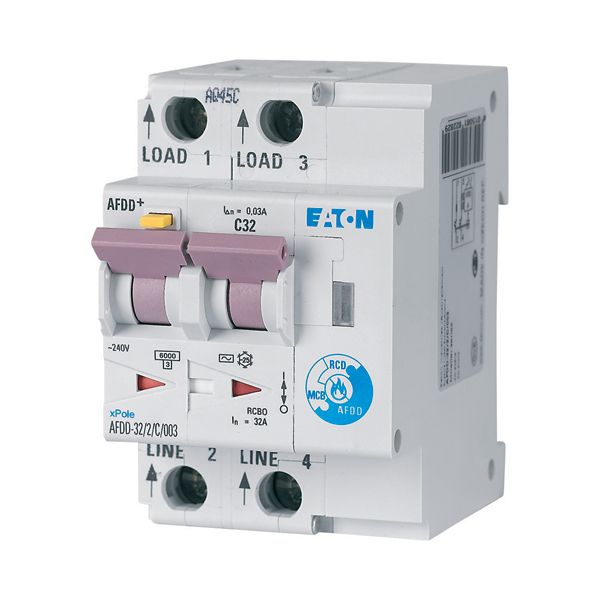 AFDD bipolar 32A curba B 30mA tip A 6kA Eaton 187231