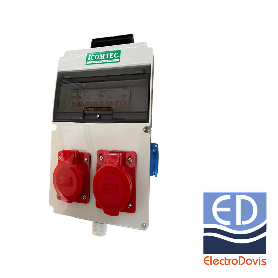 ORGANIZARE SANTIER echipata 2xSchuko+5P32A+5P16A IP44 Comtec