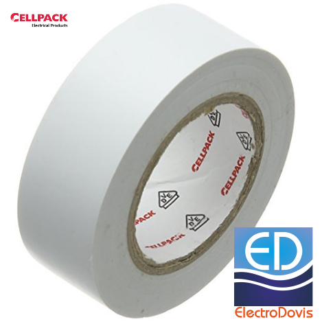 BANDA izolatoare 25m/19mm Cellpack alba