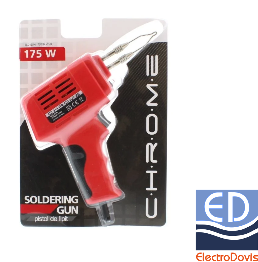 PISTOL LIPIT 175W Chrome 220V AC-50Hz