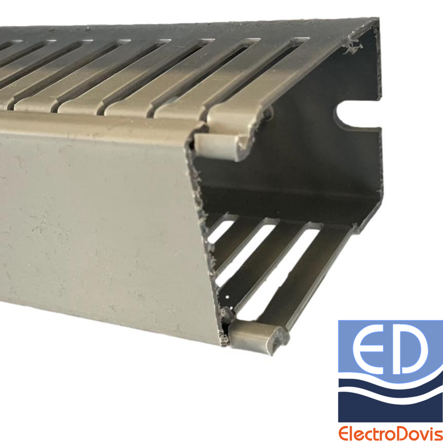 CANAL CABLU PVC 40X60 perforat SCAME inalt 874.R4060