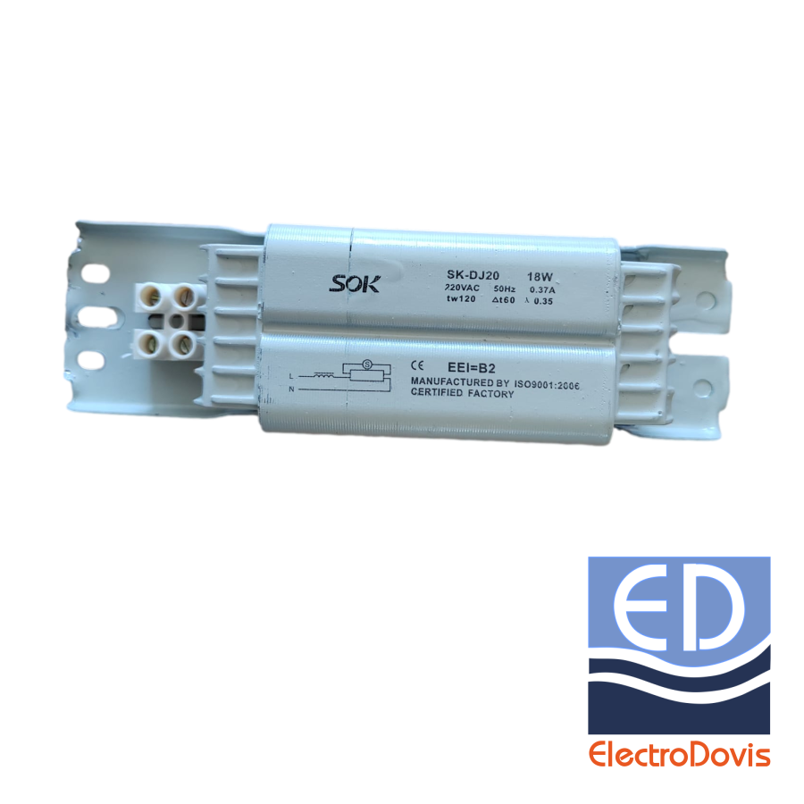 BALLAST 18W SOK electromagnetic
