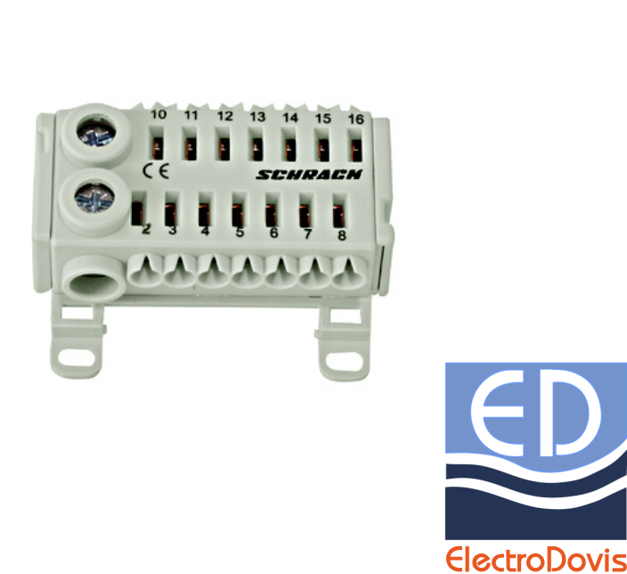 CLEMA CU conexiune RAPIDA alb 1x25+7x6mmp IK021081 Schrack