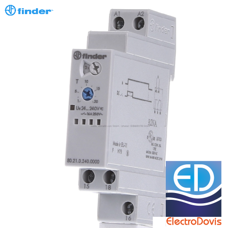 RELEU TEMP.la deschidere 8021 Finder 80.21.0.240.0000