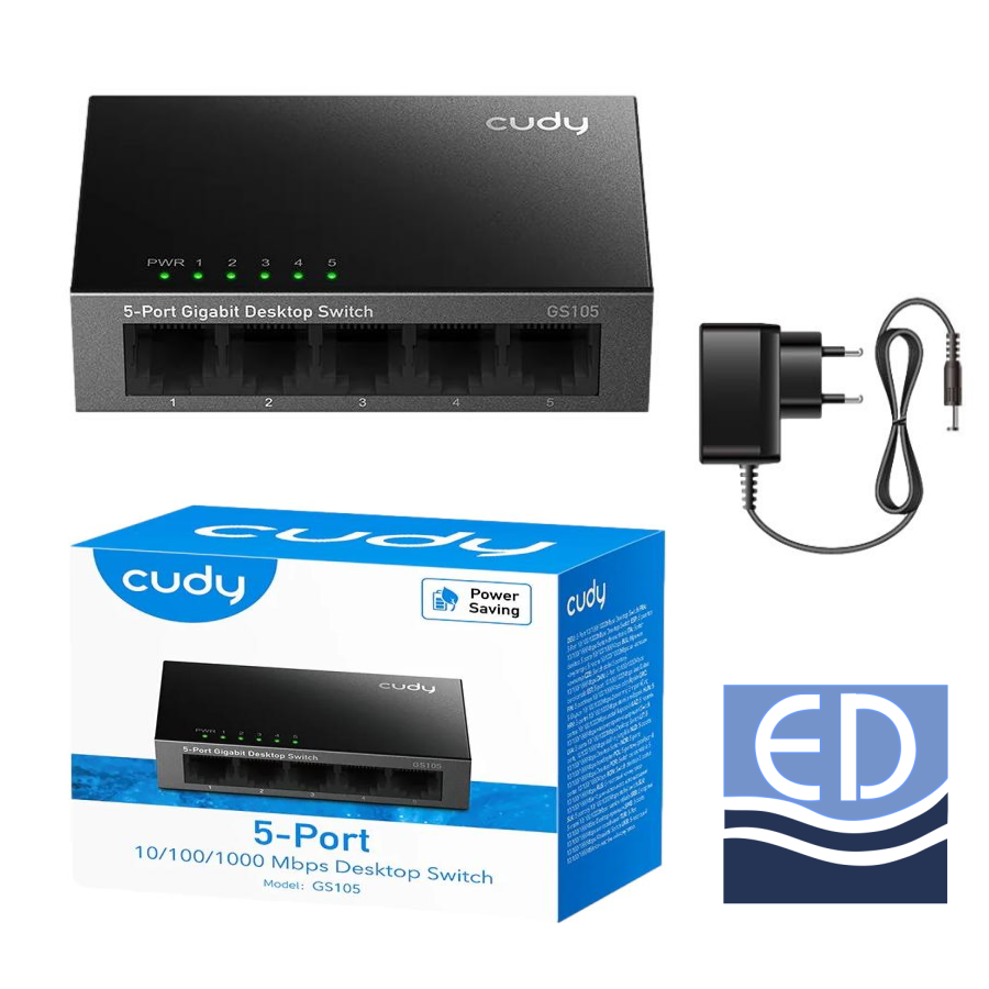SWITCH 5 porturi Gigabit GS105D Cudy