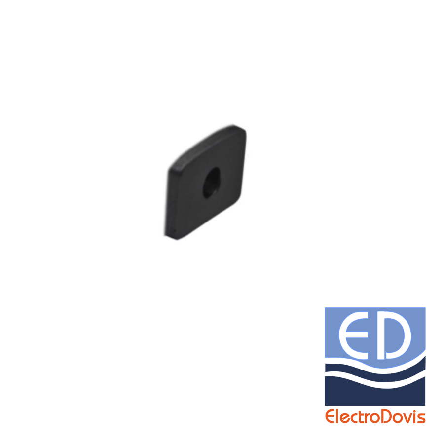 CAPAC TERMINAL cu gaura pentru profil aparent adanc NEGRU 30-0550031