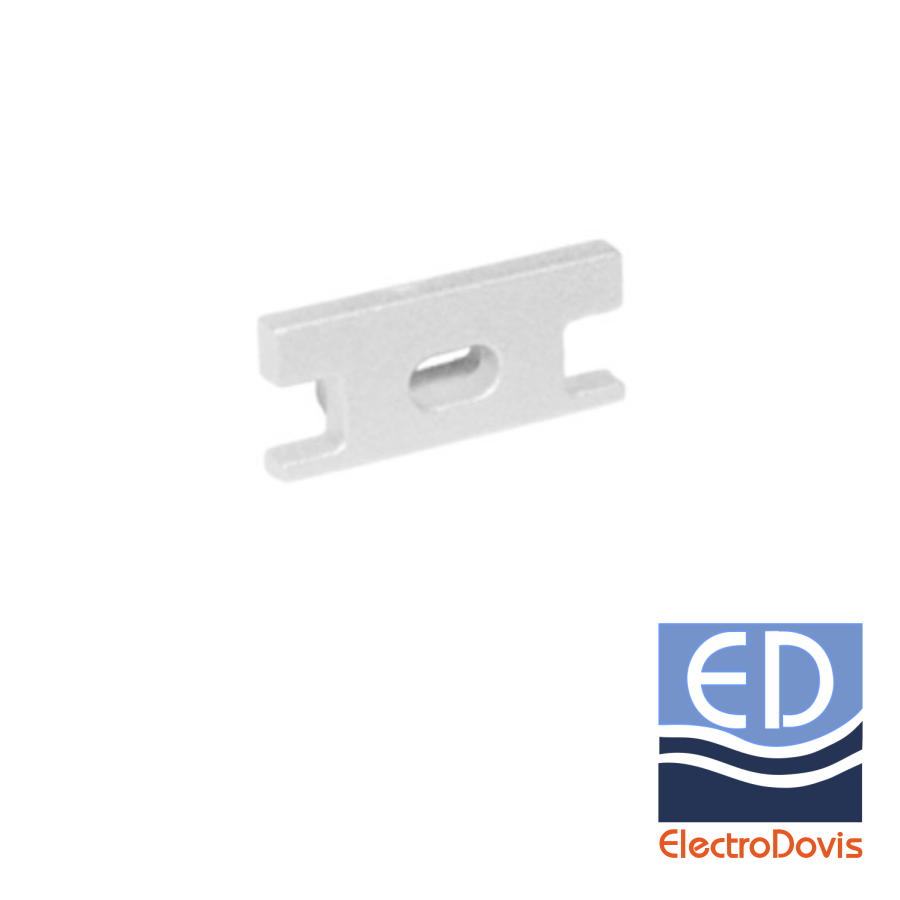 CAPAC TERMINAL cu gaura pentru profil ingropat ALB 30-056030