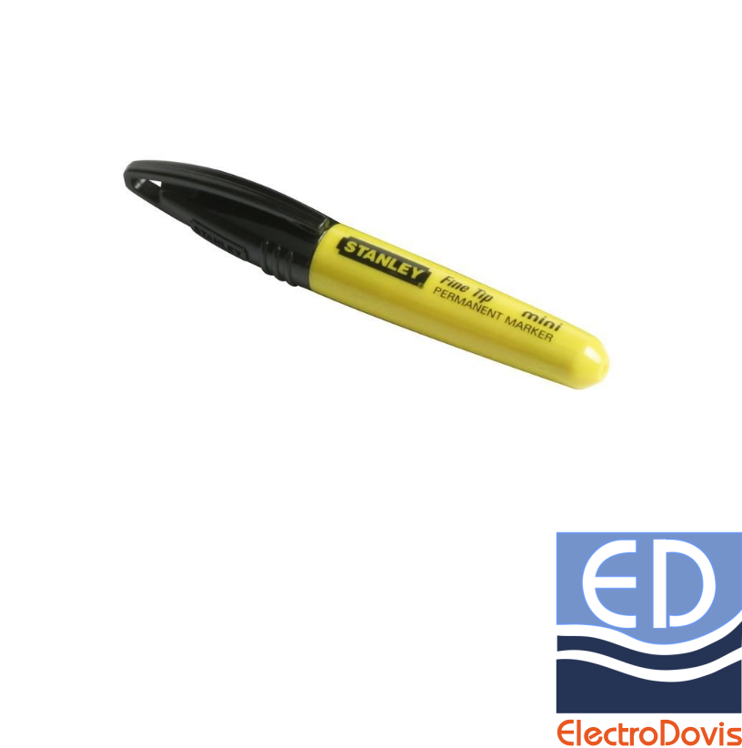 MARKER MINI Negru cu varf subtire Stanley