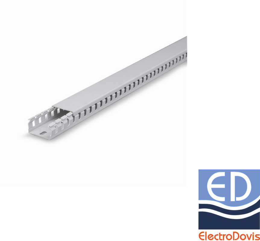 CANAL CABLU PVC 25X30 perforat SCAME inalt 874.R2530