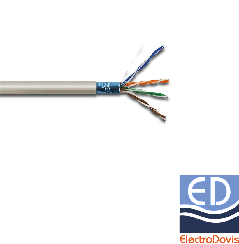 CABLU FTP RIGID cat.5 gri WELL