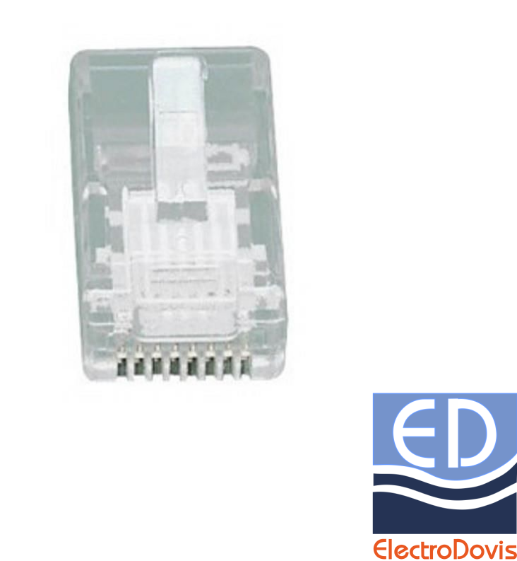 CONECTOR neecranat UTP cat.5e RJ45 (8P8C) RJ45W Well