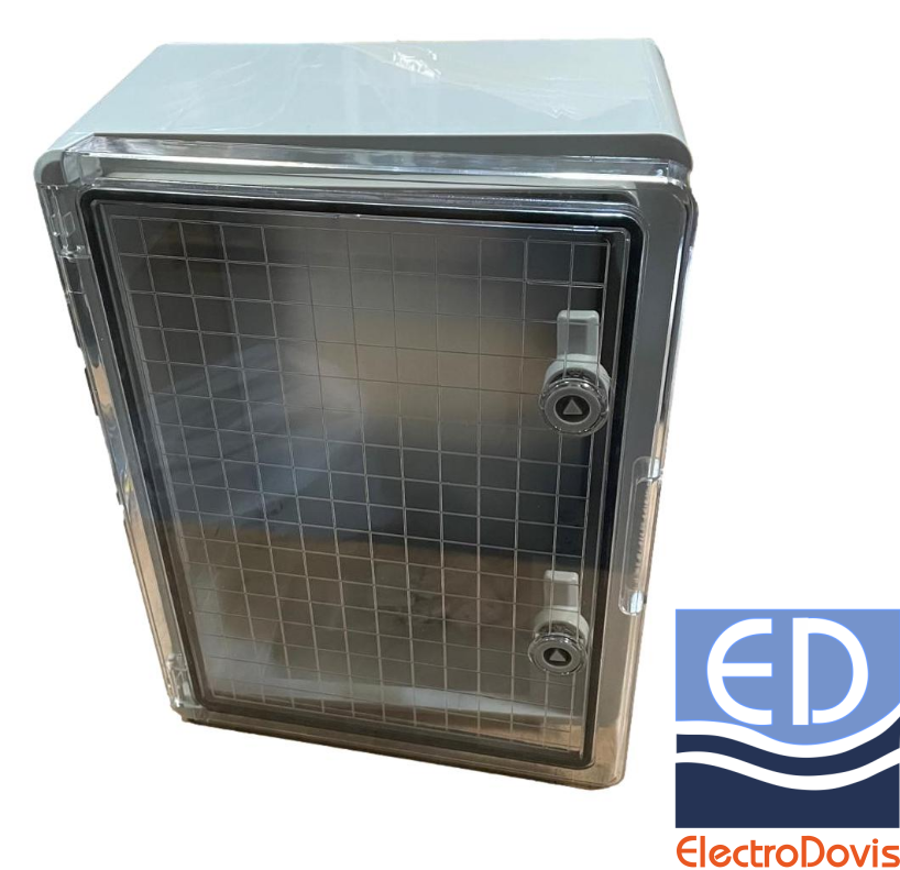 DULAP ABS 400X300X170 IP65 CU USA transparent CM