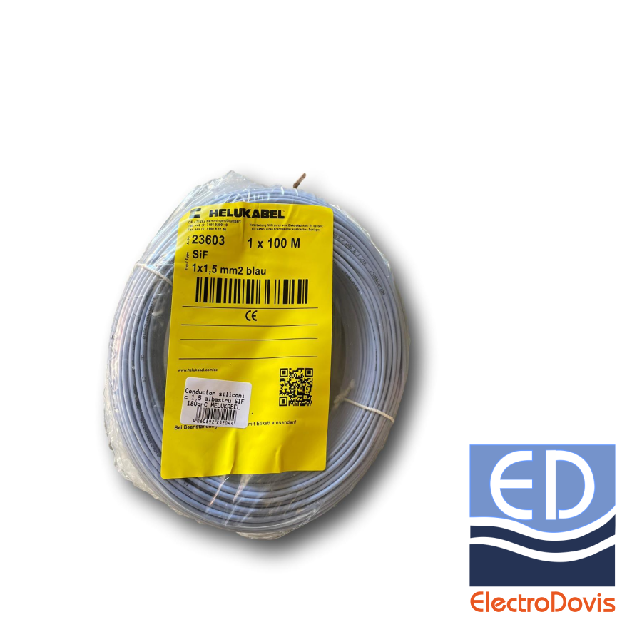 Conductor siliconic 1,5 albastru SIF 180grC HELUKABEL