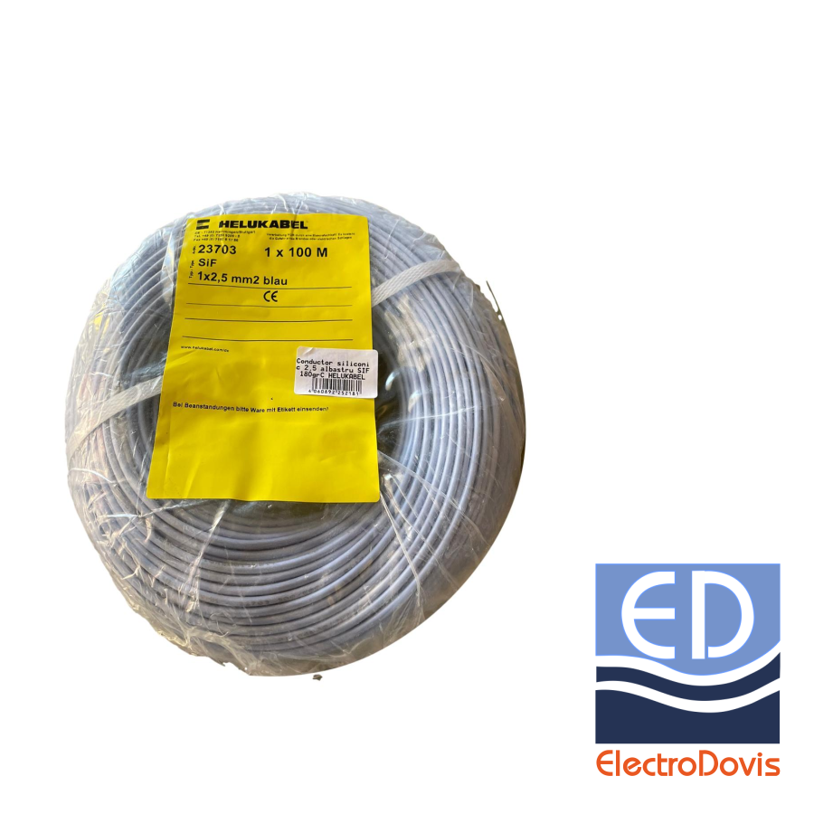 Conductor siliconic 2,5 albastru SIF 180grC HELUKABEL