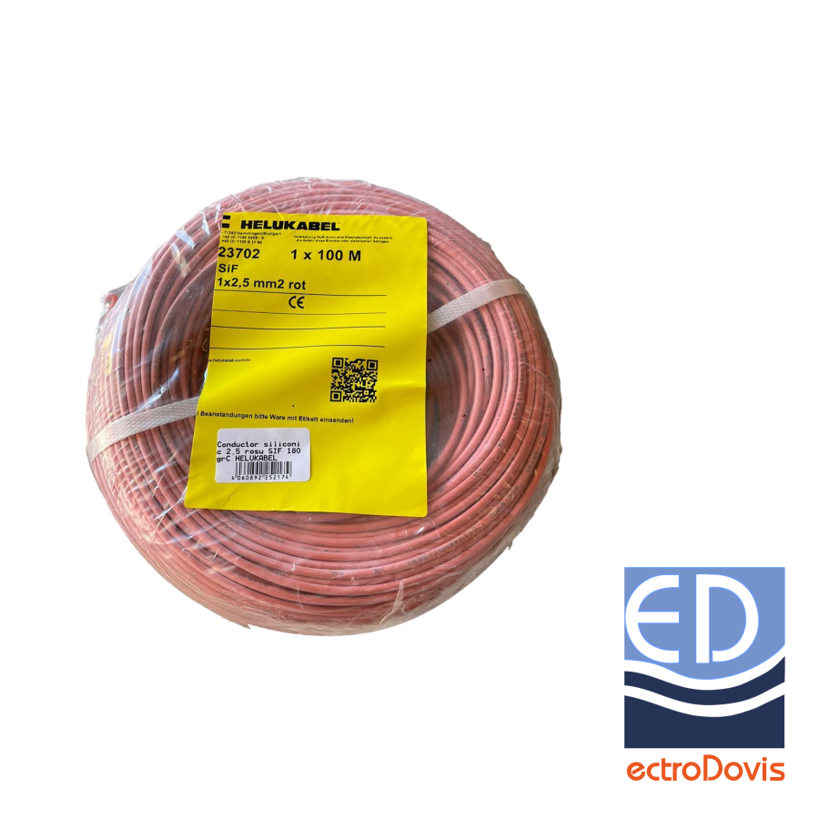 Conductor siliconic 2,5 rosu SIF 180grC HELUKABEL
