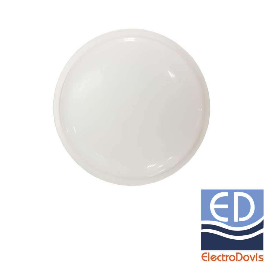 APLICA LED ROTUNDA 18W alba 6500k IP54 Well 1800lm