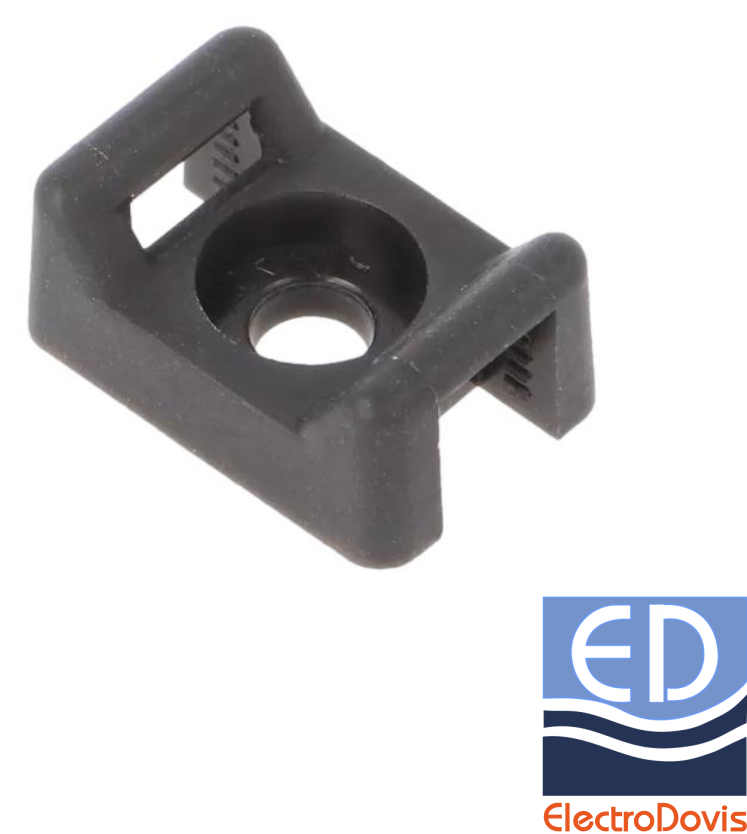 SUPORT CRAVATA 15x9.6x6.8mm negru 100buc/pac BMN0905