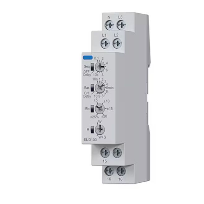 RELEU SUPRAV. tensiune monofazic/trifazic EUD100 Hager 1P+N/3P(N), 1 contact