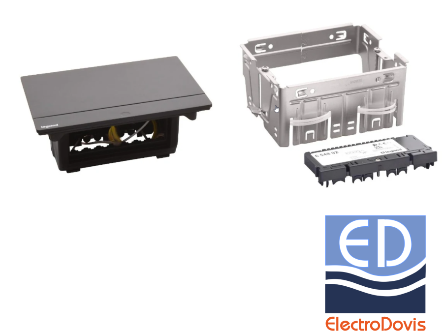 DOZA pentru BLAT 4 module 654802 negru Legrand IP30
