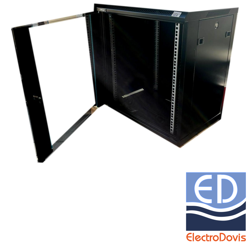 DULAP RACK 19"/ 12U / 600x450mm NEGRU MP.6412.9001