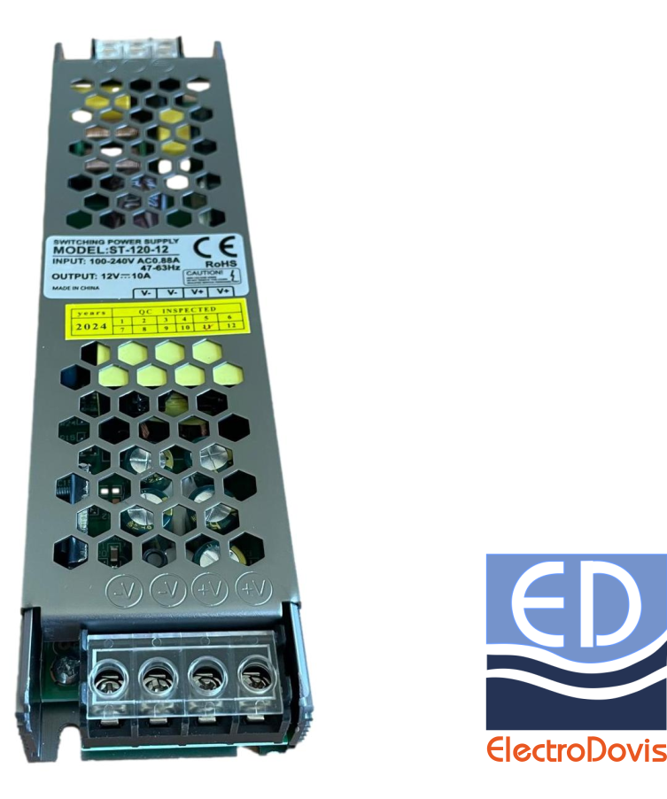 ALIMENTATOR 10A 12V 120W IP20 ST-120-12