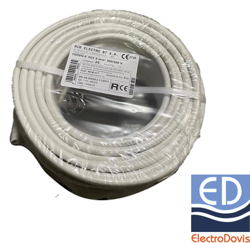 MYYM 3X1,5 H05VV-F rola 25m