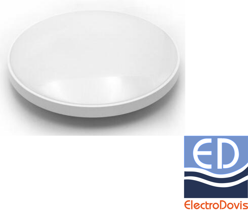 PLAFONIERA LED ROTUNDA 18W 4000k IP44 1800lm ALBA DBL 21-2701810
