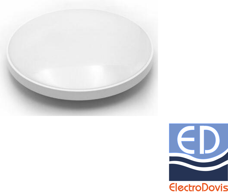 PLAFONIERA LED ROTUNDA 24W 4000k IP44 2400lm ALBA DBL 21-3702410