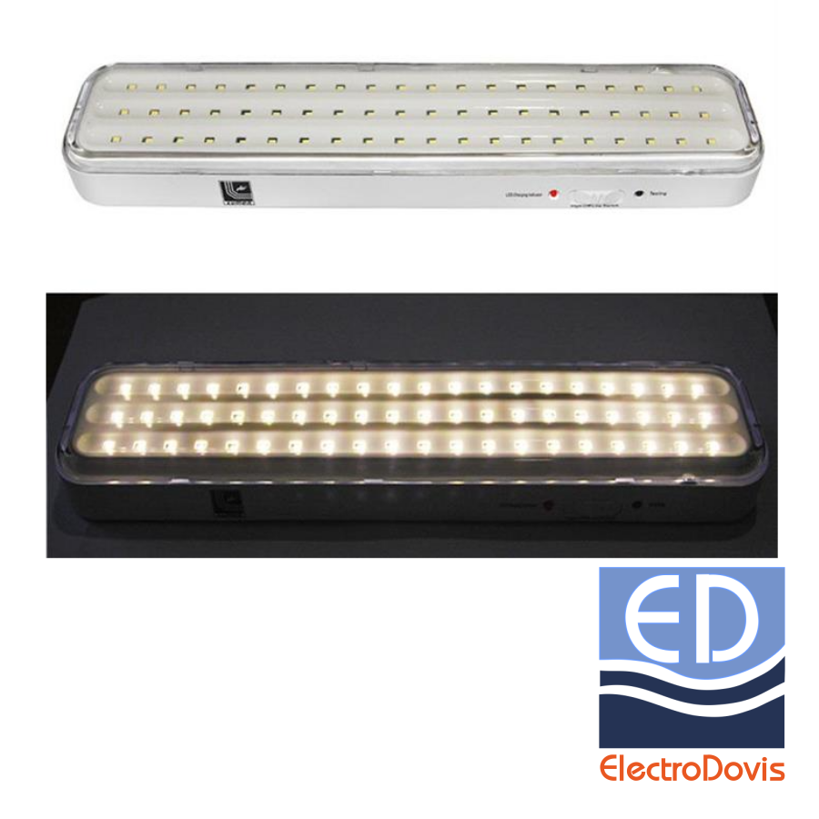CORP iluminat siguranță 60led IP20 6/8h 4000K nepermanent DBL 19-916/N