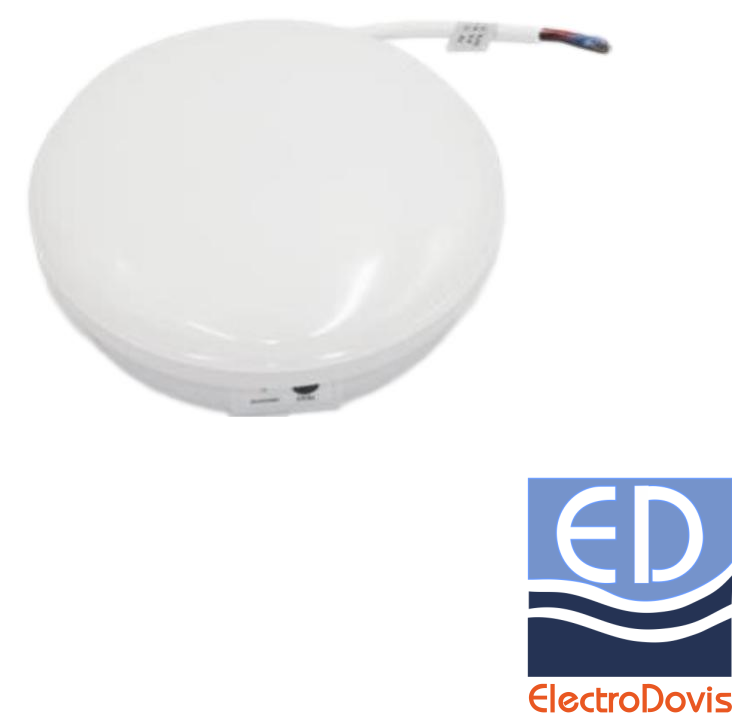 PLAFONIERA LED 13W IP54 4000K 1400lm/330lm + KIT EMERGENTA 3h DBL 4-131