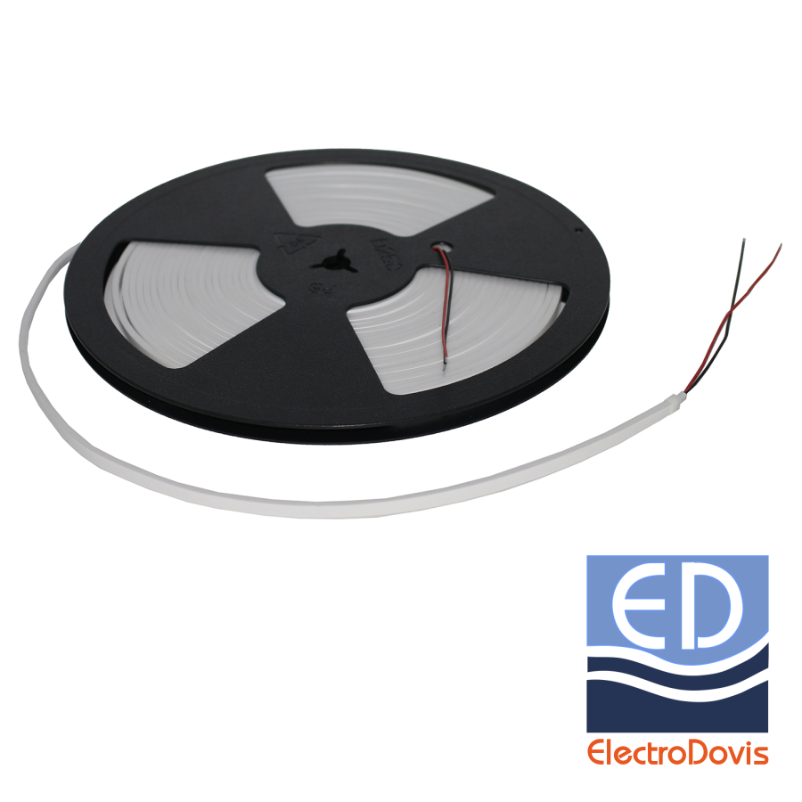 BANDA LED NEON-FLEX 24V IP67 8W/m lumină zilei 5mm 10m 30-251081 LUMEN