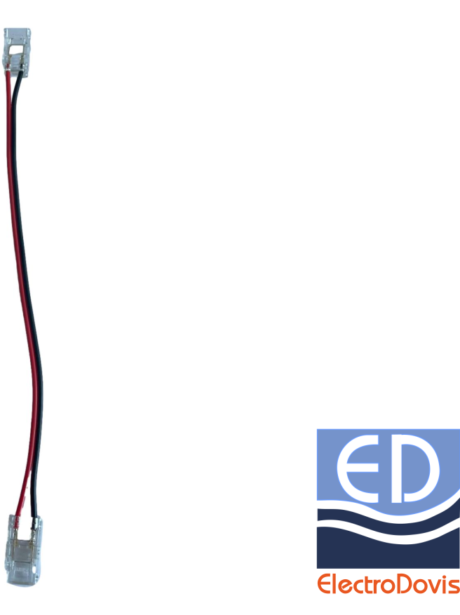 CONECTOR banda led LCOB pentru prelungire monocolora 8mm 30-53 Lumen