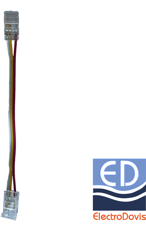 CONECTOR banda led LCOB pentru prelungire CCT 8mm 30-382 Lumen