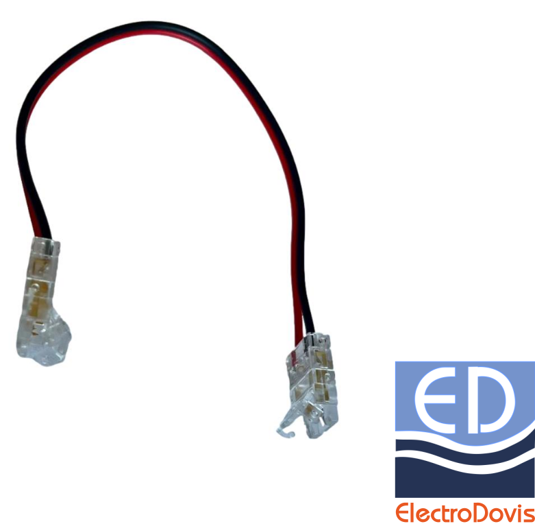 CONECTOR banda led LCOB pentru prelungire monocolora 10mm 30-63 Lumen