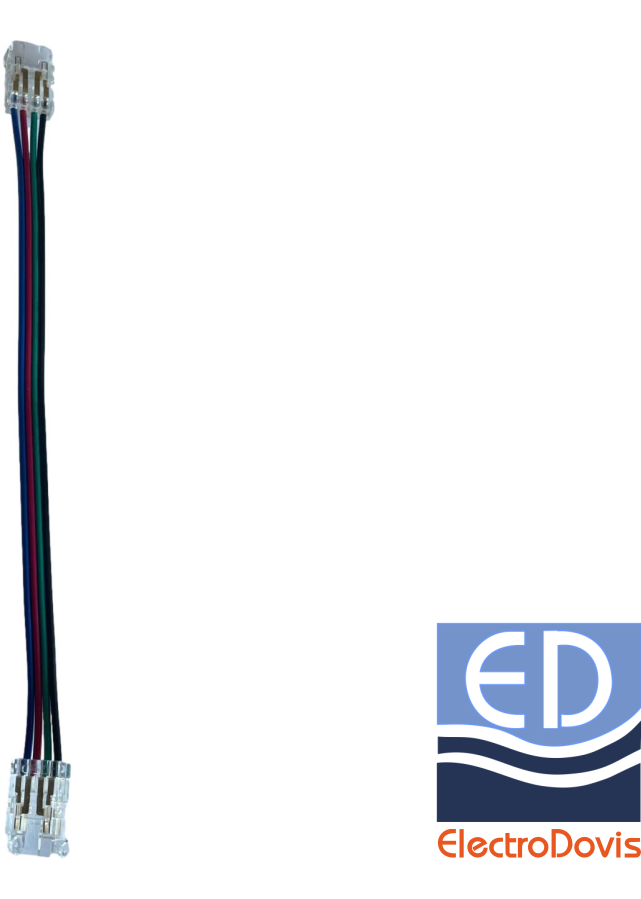 CONECTOR banda led LCOB pentru prelungire RGB 10mm 30-66 Lumen