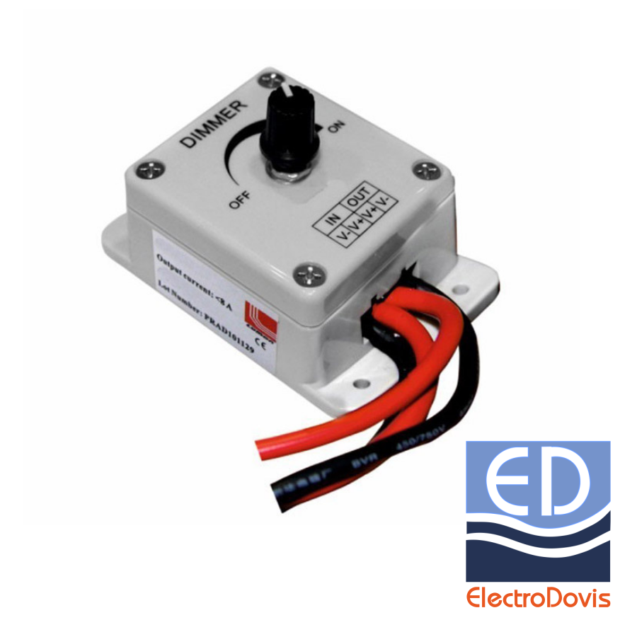 DIMMER pentru banda led monocolora 16A 192W/12V;384W/24V 30-331121 LUMEN fara telecomanda