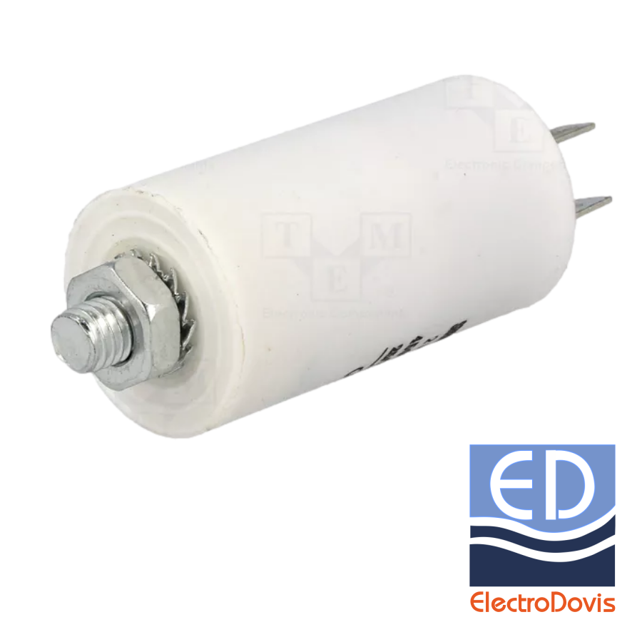 CONDENSATOR 2µF CU BORNE pentru MOTOR 450V SR PASSIVES