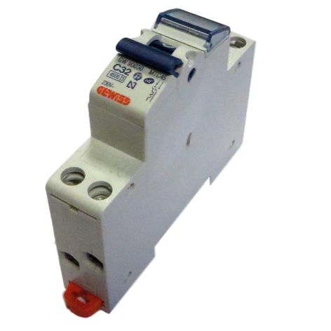 Întrerupător automat F+N GEWISS curba C 32A 4.5kA GW90030