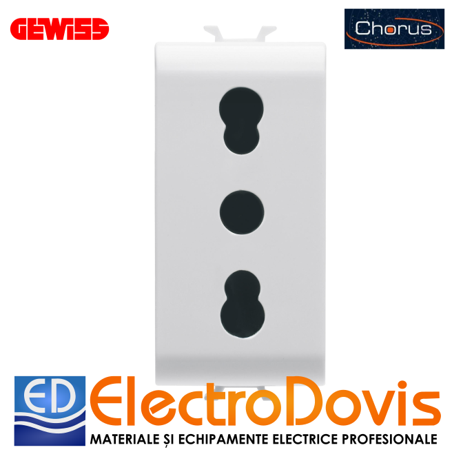 PRIZA 10/16A bivalentă Chorus GW10203