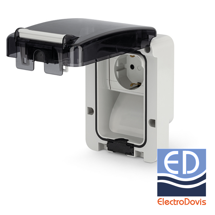 PRIZA ST CP SCAME 16A IP66 137.4507 pentru cutie Protecta NOU