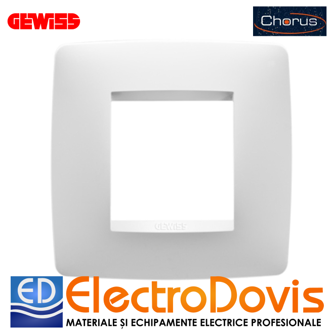 PLACA ALBA 2P patrata GW16122TB Chorus ONE