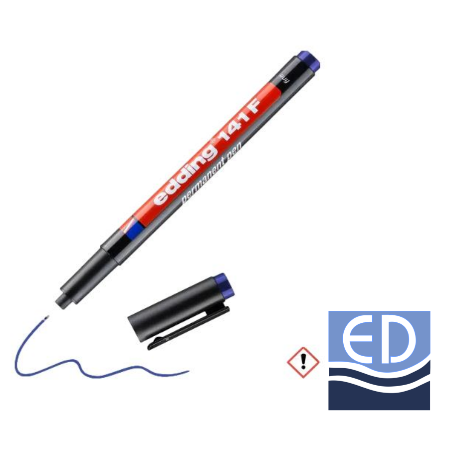 MARKER ETICHETE ALBASTRU 0.6mm Edding 141F