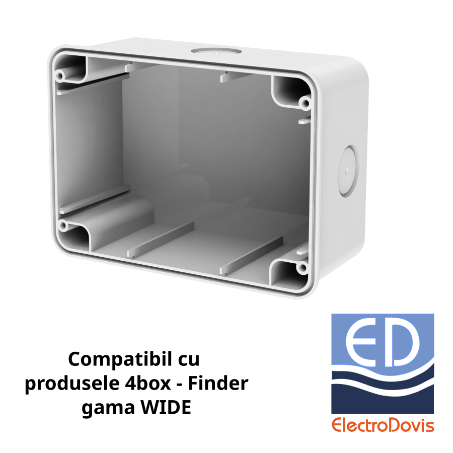 CUTIE 3P pentru IP66 pentru priza WIDE 4BWBRAL Finder
