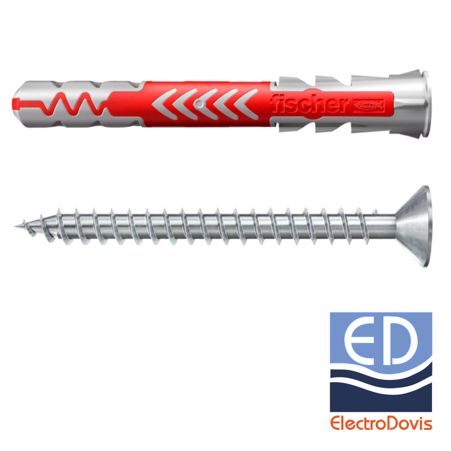 DIBLU CU SURUB Fischer 6x50 DuoPower infiletare 538255